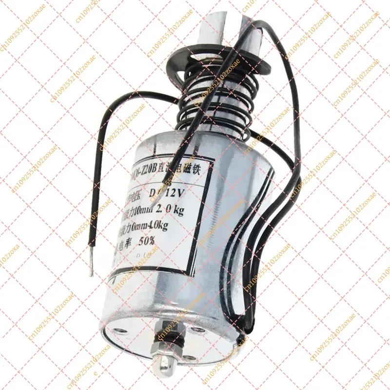 MQ8-Z20B DC 12V 24V Pull Type Linear Solenoid Electromagnet 4kg Force Tubular Actuator