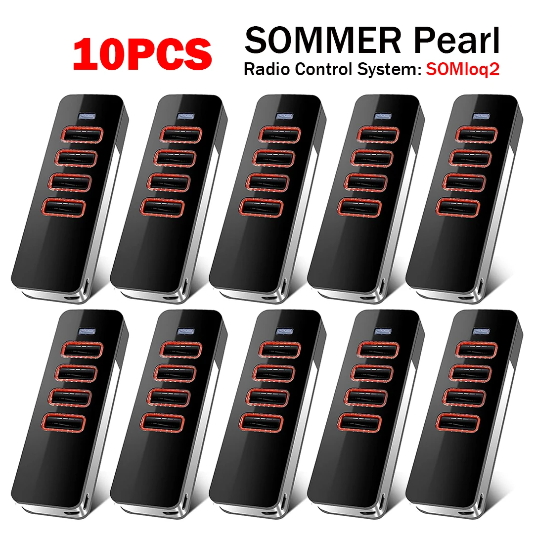 10PCS SOMMER パール スライダー バイブ ツイン ステータス 4018V000 4019V000 S10448-00012 S10019-00001 ガレージドア/ゲート リモコン 868.8MHz