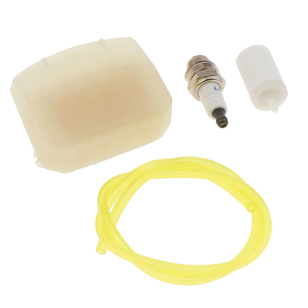 Chainsaw Air Filter Replacement Kit Fuel Hose Spark Plug for Compatible 340 345 350 346xp Gas Chainsaws