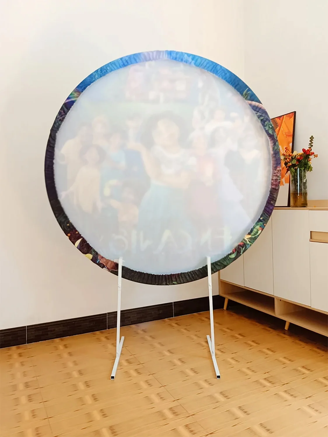 Metal Background Cover Stand Round Heightened Iron Arch Balloon Stand Birthday Party Baby Shower Background Decoration Stand