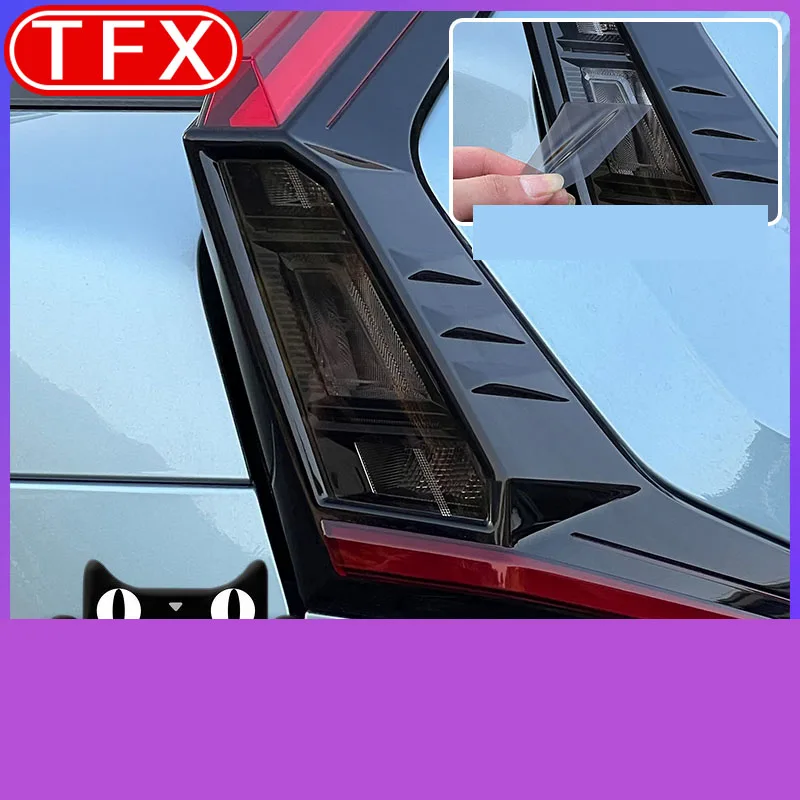 

For GAC EMKOO 2023 2024 Car Styling Smoked Black Taillight Film Color Changing Repair Film Taillight Sticker Auto Accessories