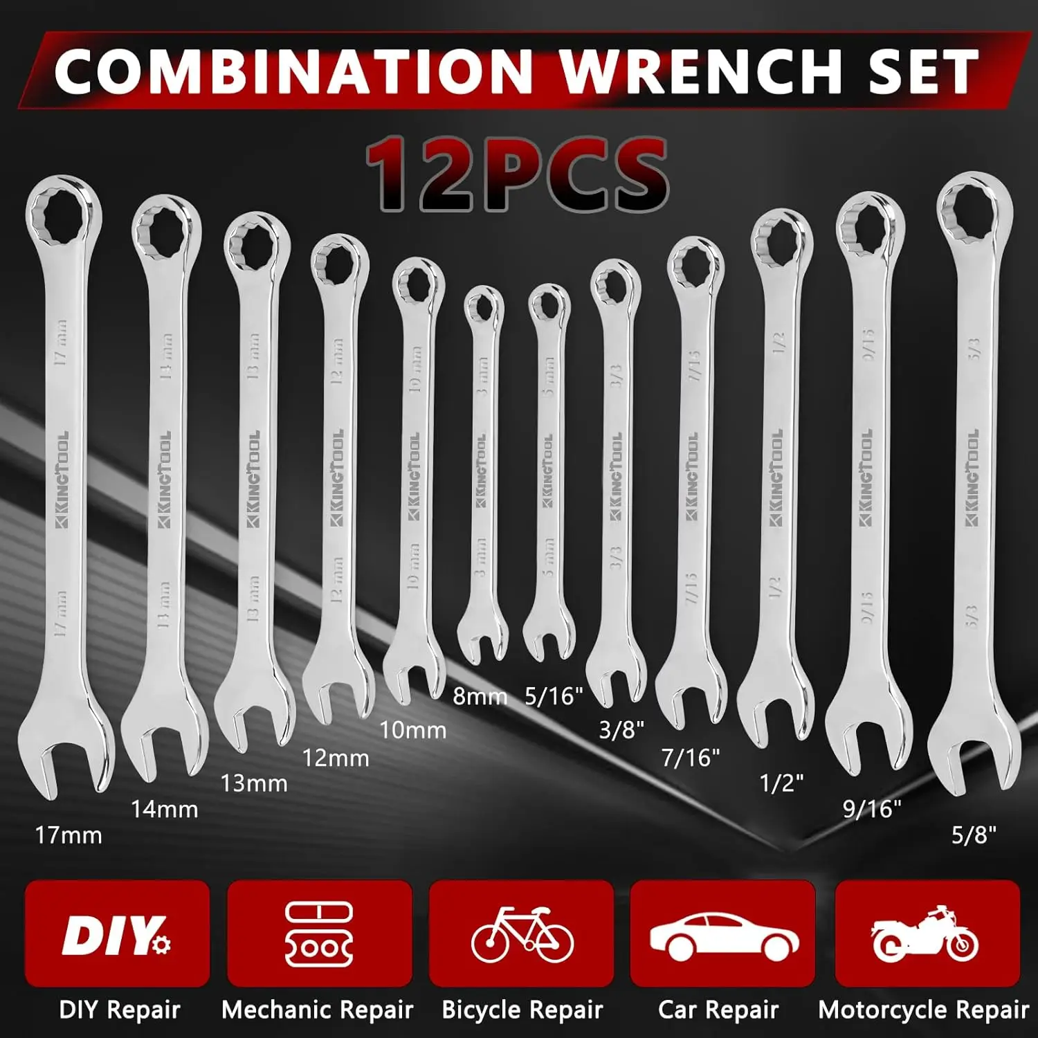 408-Piece Mechanic Tool Set - Socket Set with Heavy Duty Tool Box Storage Case for Home, Automotive, Bike Projects
