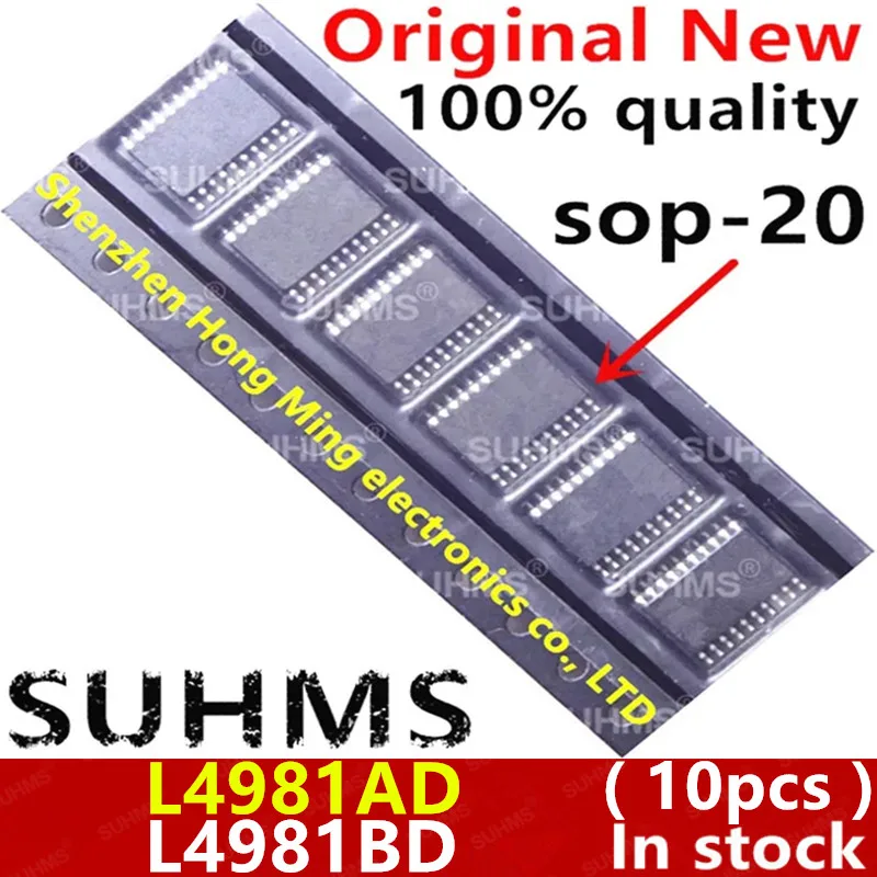 (10piece)100% New L4981AD L4981BD sop-20 Chipset