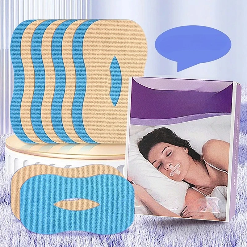 Wholesale 10/30Pcs Anti Snoring Sticker Snore Mouth Tape Stop Sleep Strips Correction Gentle Mouth Seal Less Sticker Tape