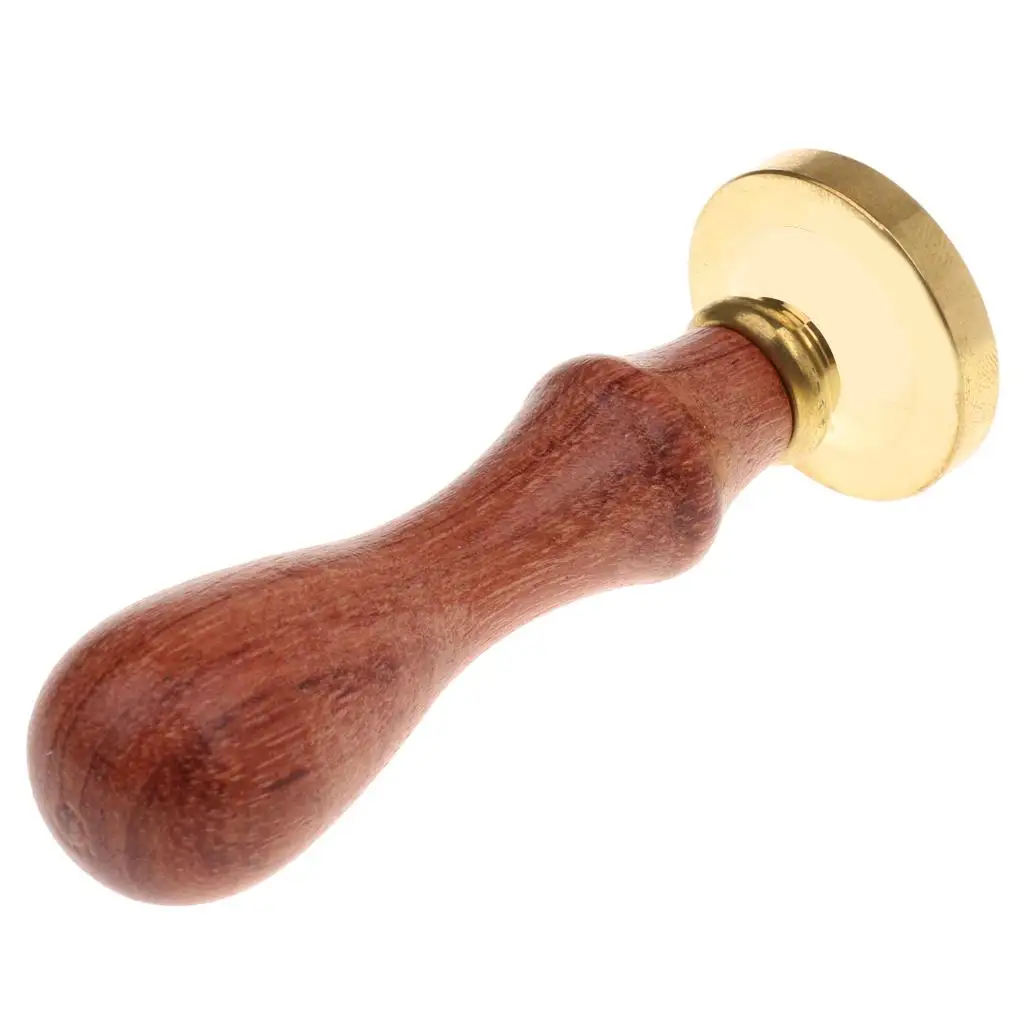 Vintage Sealing Wax Stamp Personalized Initial Design Wood Handle for Album Decoration Wedding Events