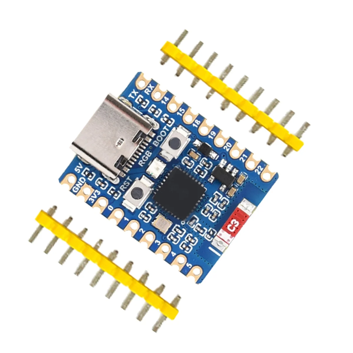 AT87-ESP32 Development Board ESP32-C6 Mini Development Board Based on ESP32-C6FH4 Dual Processors 2.4GHz WiFi 6 & Bluetooth 5
