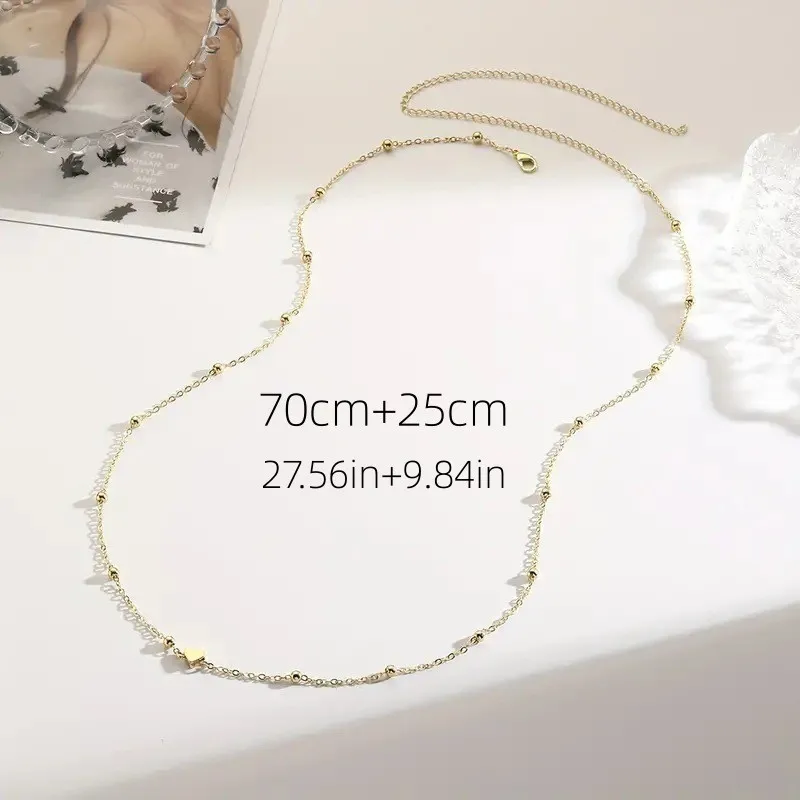 Neue Mode Gold Farbe Metall Bauch Ketten Für Frauen Einfache Sexy Boho Geometrische Pailletten Sommer Strand Bikini Taille Körper Schmuck – Detail 2