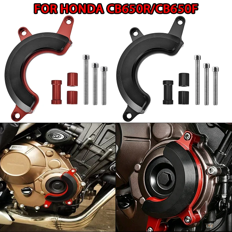 

For HONDA CB650R CB650F CB 650R 650F 2019-2025 Motorcycle CNC Engine Stator Cover Guard Crash Pads Frame Slider Protector