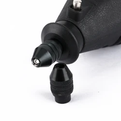 2Pcs M8 X0.75 Mini Drill Chuck Accessory for Dremel Rotary Tool and Mini Grinder Drill Chuck 0.3-3.2MM Keyless Drill Chuck