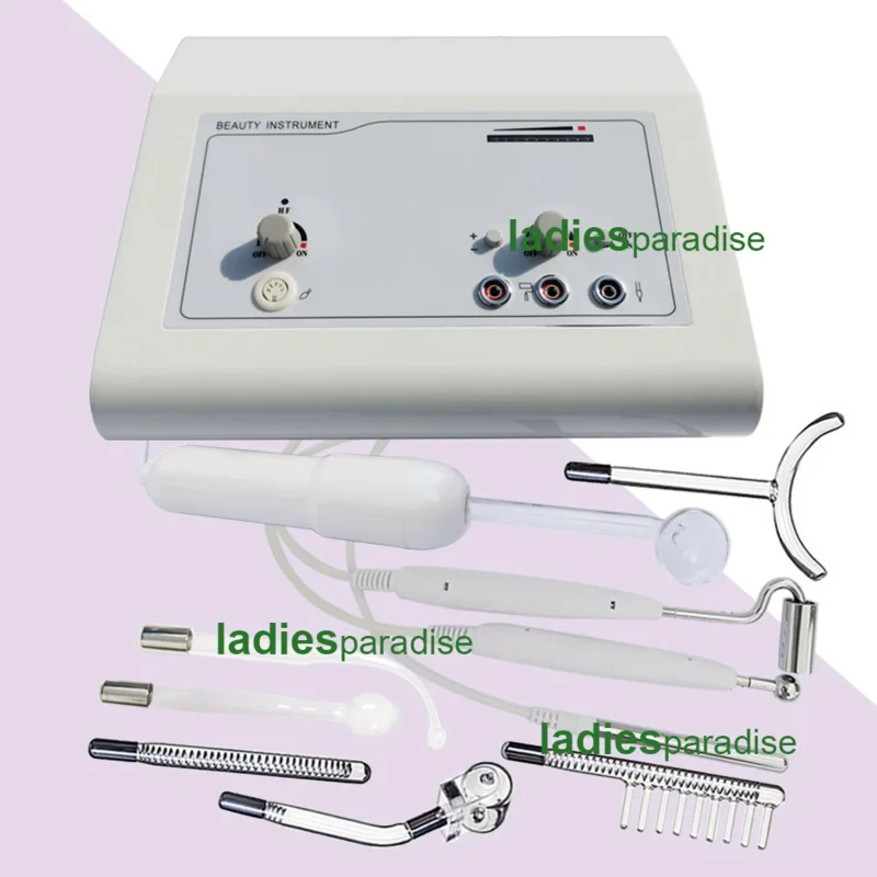 Multifunctionele Galvanische Stroom Elektroporator Apparaat Huid Strakker Gezicht Lift Hoogfrequente Elektrotherapie Elektrode Licht