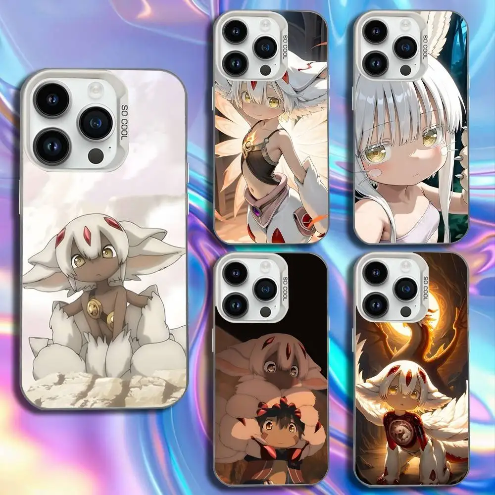 

Made In A-Abyss F-Faputa Phone Case For iPhone 16,15,14,13,12,11,Mini,Pro,SE,MAX White Matte Shockproof Cover