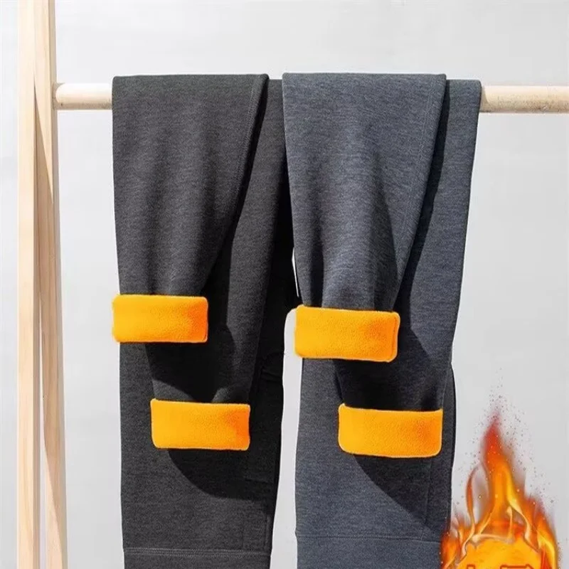 

Мужские толстые и фланелевые хлопковые брюки, зимние теплые брюки из шерсти и шелка, жаркие осенние брюки, шерстяные брюки.