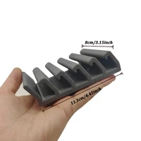 Kitchen Food Container Lid Holder Organizer Rack Cabinet Door Hanging Storage Shelf Multi-Slot Space Saving Plastic Hanger 6