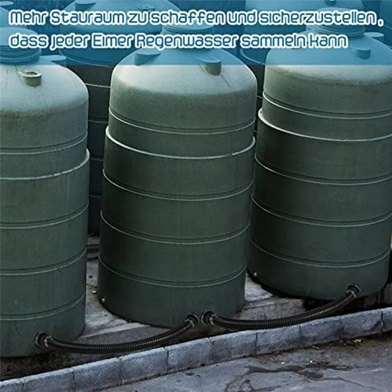 

【НОВИНКА】Аксессуары, набор 2-х стыковых соединителей для дождя, 25 мм, стыковый разъем для дождя с лемпами, разъем для ствола IBC для дождевой воды (50 см)