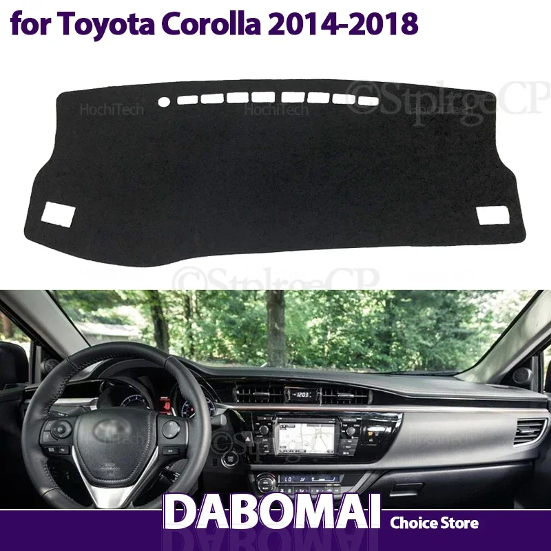 

Car Accessories Dash Board Sunshade Anto-UV Carpet Dashboard Cover Protective Pad for Toyota Corolla E170 E160 2014-2018