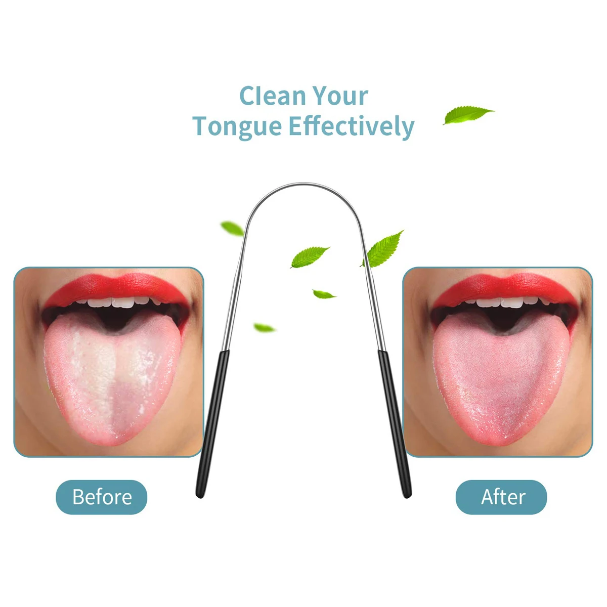 1PCS Red Black Tongue Scraper Oral Tongue Cleaner Brush Tongue Toothbrush Oral Hygiene High Quality Tounge Scrapers