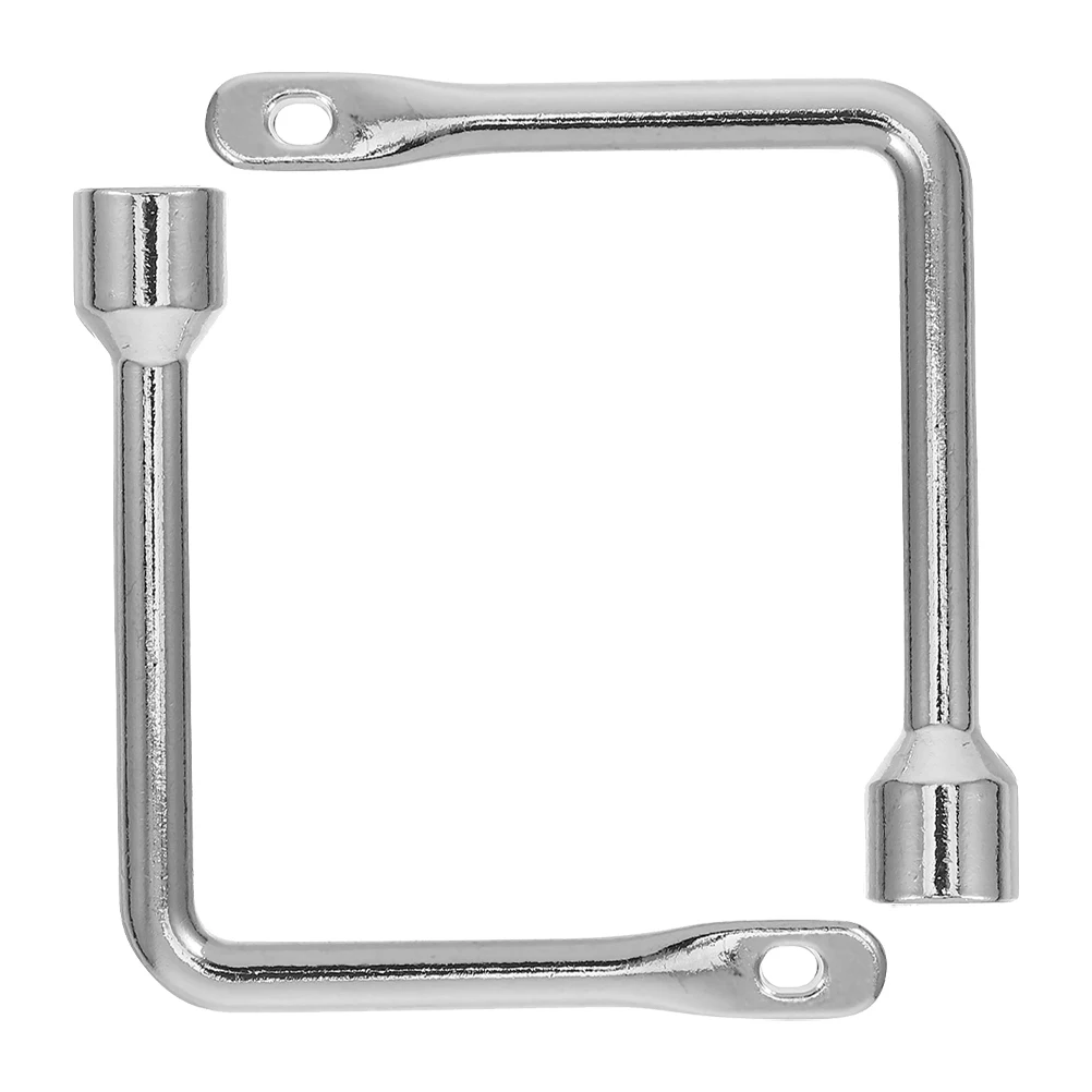 

2pcs Elevator Keys Triangle Door Lock Emergency Spanner Stainless Steel Universal Compatibility Efficient Operation Garage