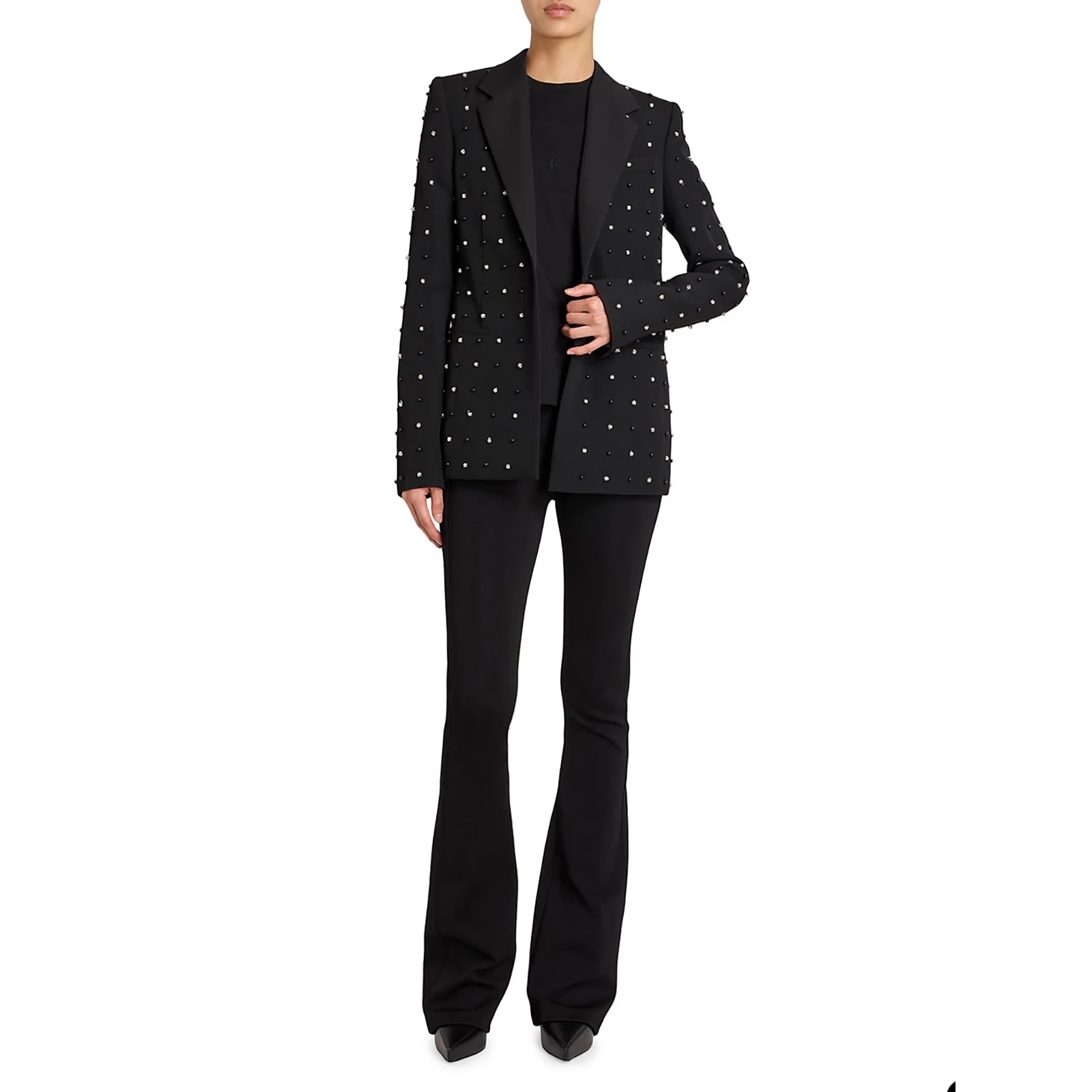 Frühling Diamanten Kristall Frauen Hosen Anzüge Für Hochzeit Schwarz Mutter der Braut Anzug Abendkleid Party Blazer Gast Tragen 2 stück