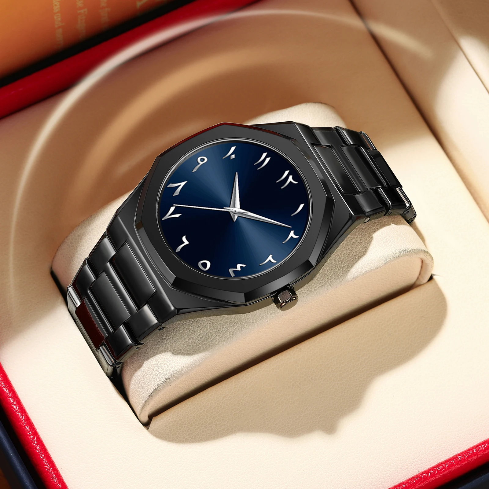 

BESTWIN 2025 новые роскошные спортивные мужские часы, водонепроницаемые наручные часы из нержавеющей стали с датой для мужчин, кварцевые часы, деловые мужские часы