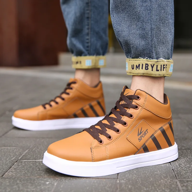 High-quality Fashionable Off White Shoes for Men with Soft Soled，Wear Resistant Anti Slip Casual Men's Sneakers Sapato Masculino