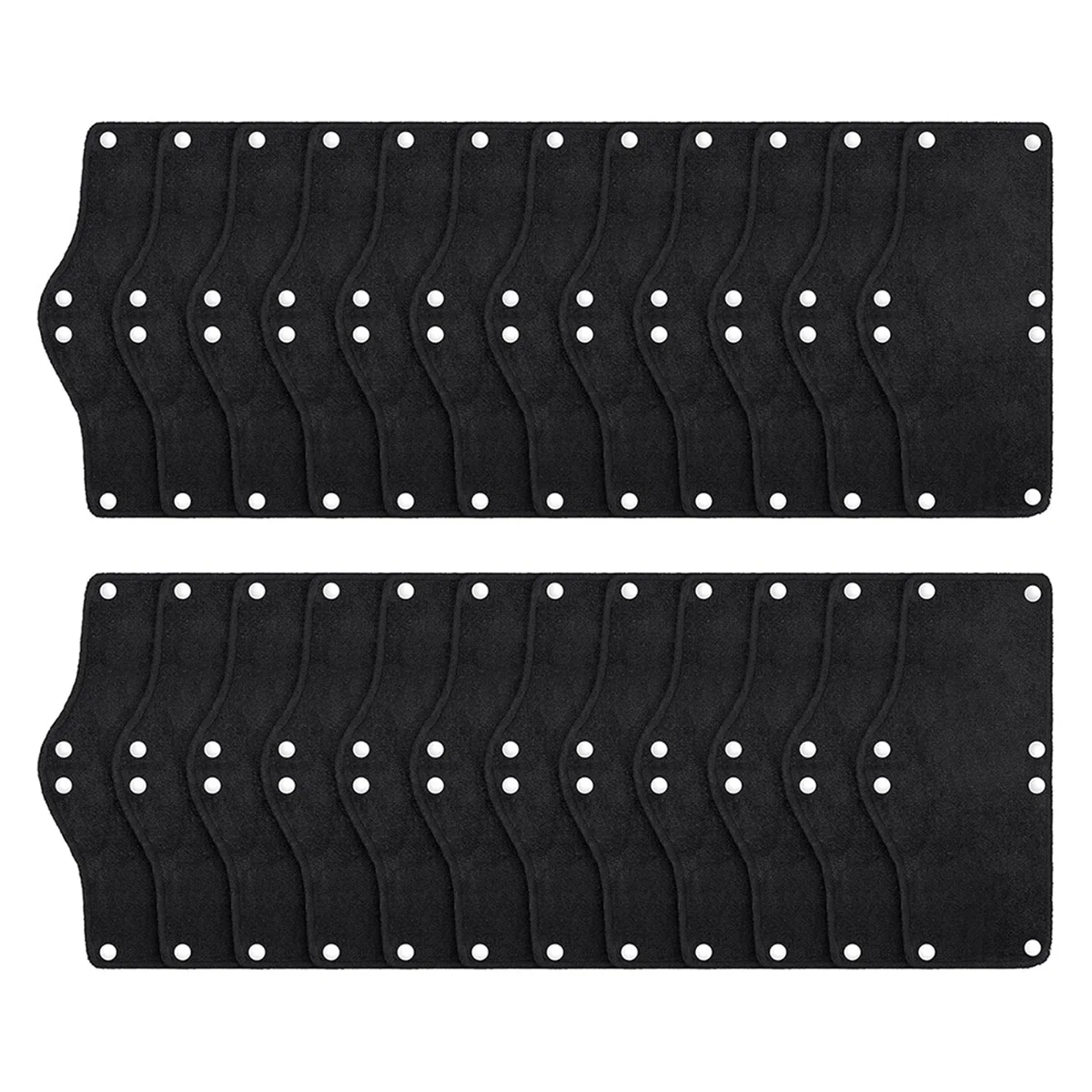 BAAQ 24-компонентная повязка для каски, хлопковая повязка для шлема, подкладка для каски, моющаяся повязка для защиты от пота, многоразовая повязка для защиты от пота, B