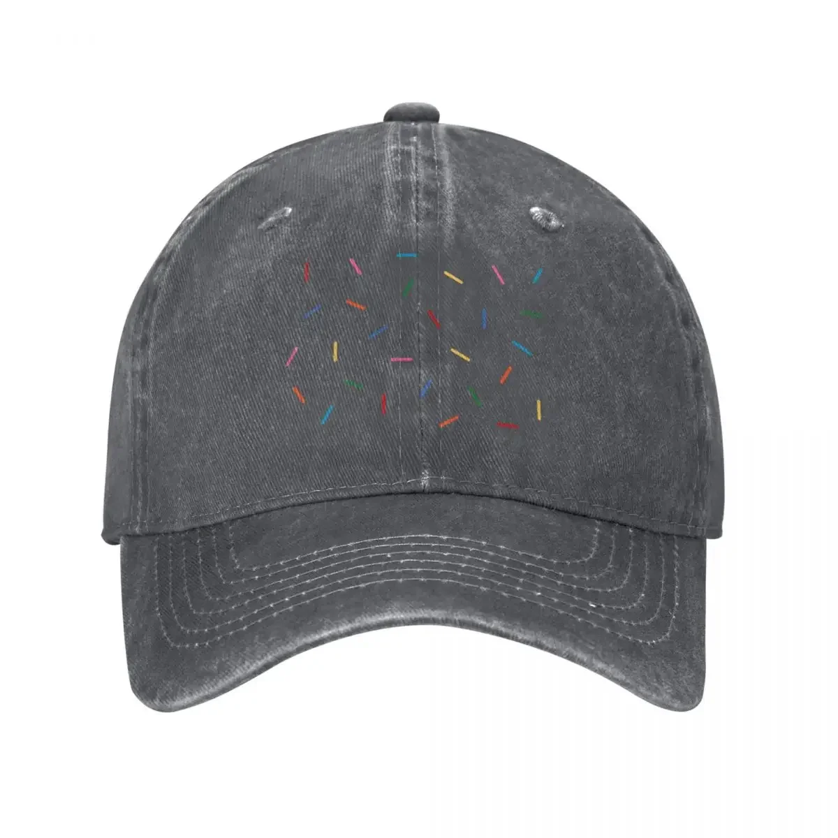 Colorful Sprinkles Baseball Cap Luxury Brand Sunhat Anime Man Women's