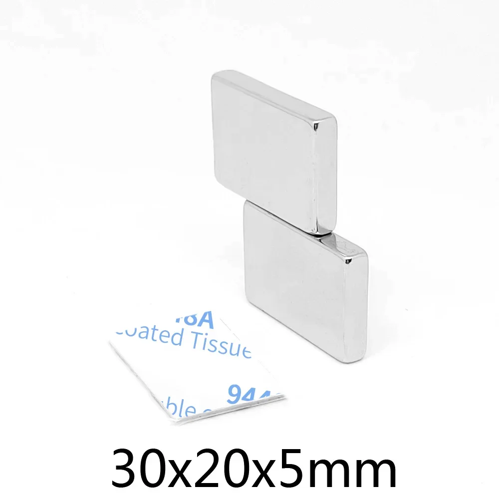

Мощный магнитный блок 30x20x5 мм, магнитный лист 30x20x5 мм с двусторонней самоклеящейся лентой 30*20*5 для домашних холодильников, офисов, DIY-проектов