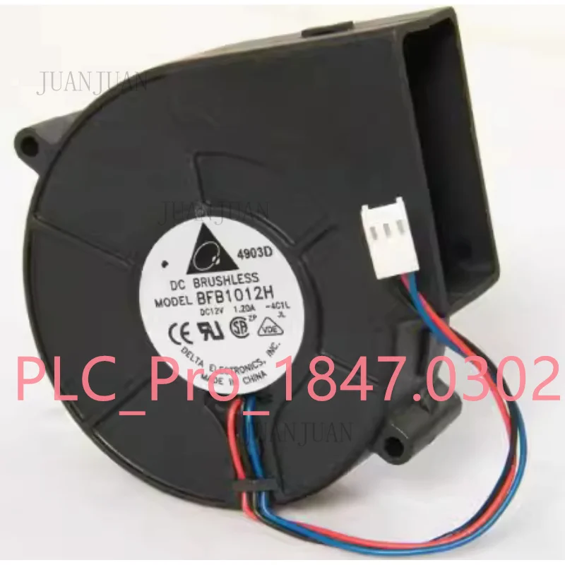 A+ 1PCS NEW FOR VDelta BFB1012H-4C1L COOLING FAN 97*33MM 12V 1.2A 3pin  Fast delivery