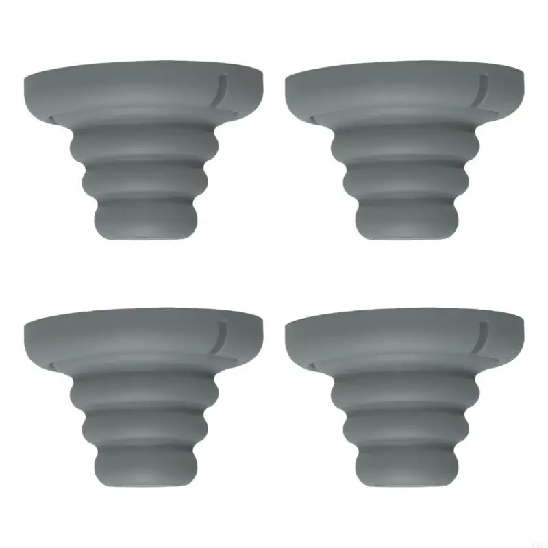 

4pcs Silicone Impact Cushions Child Safety Bumpers Easy Installation Bumpers set for Safeguarding Walls & Furniture