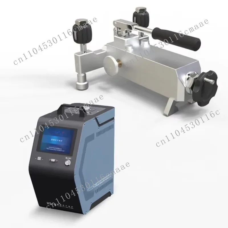 70MPa Portable Hydraulic Pressurized Calibrator Pump Water Oil Pressure Calibration Pump HSIN615 Pressure Gauge Test Comparator