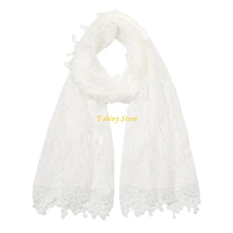 

N58F Массовая вуаль-мантилья для женщин, католическая церковь, шаль-мантилья, головной убор с кисточками, тюлевая повязка на с