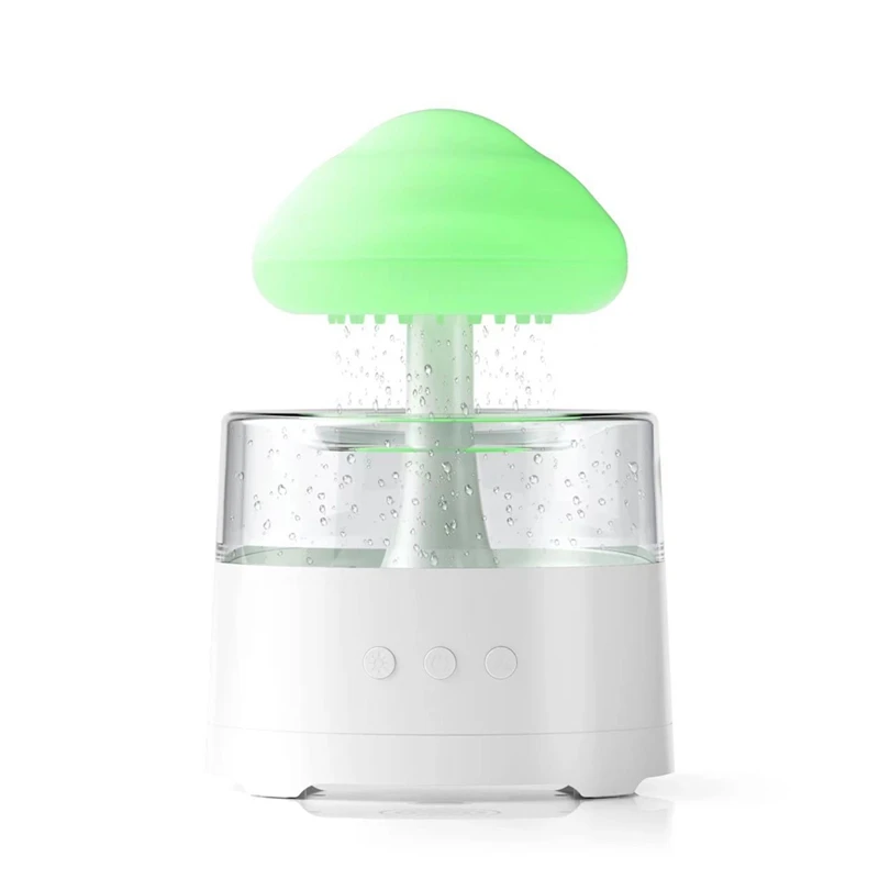 Hot Rain Cloud Humidifier, Mushroom Humidifier, Cloud Humidifier With Adjustable LED Lights, Rain Cloud Diffuser, Remote