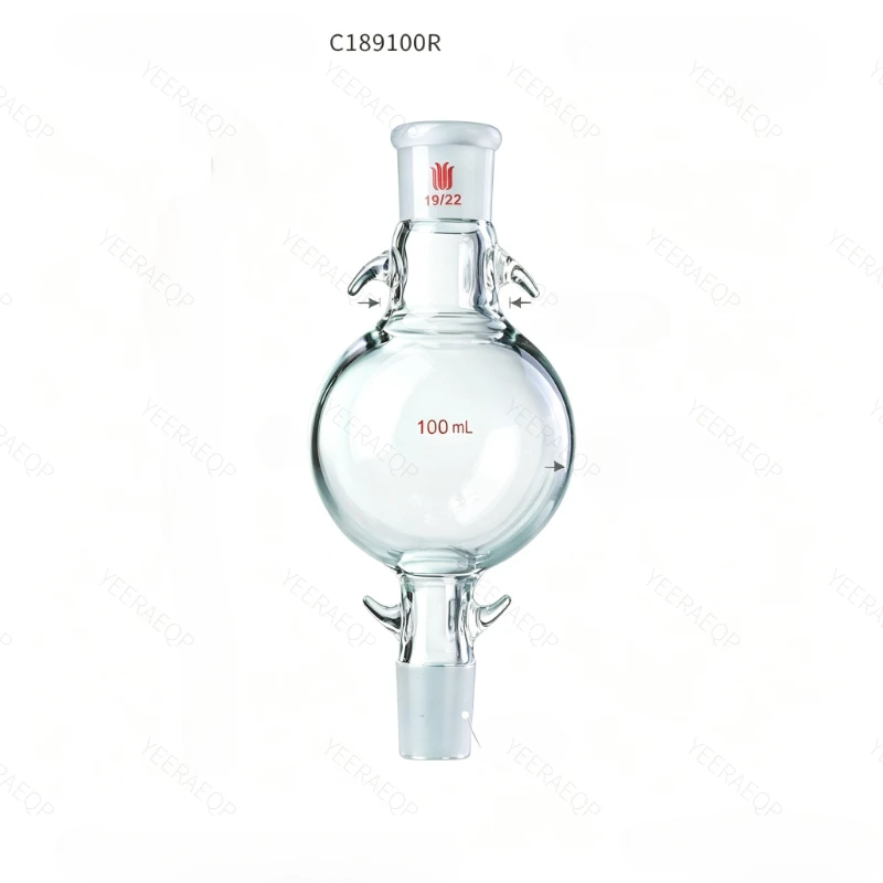 SYNTHWARE Lab liquid storage sphere, liquid storage bead, chromatography column filling ball Solvent Reservoir Bottle