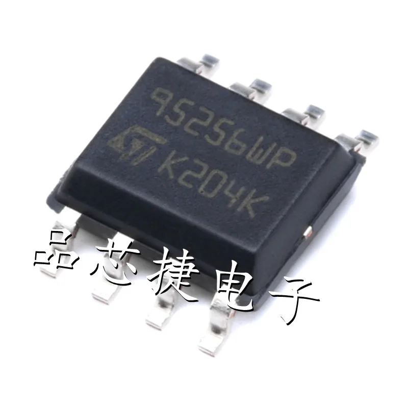 

10pcs/Lot M95256-WMN6TP Marking 95256WP SOIC-8 256-Kbit Serial SPI Bus EEPROM With High-Speed Clock