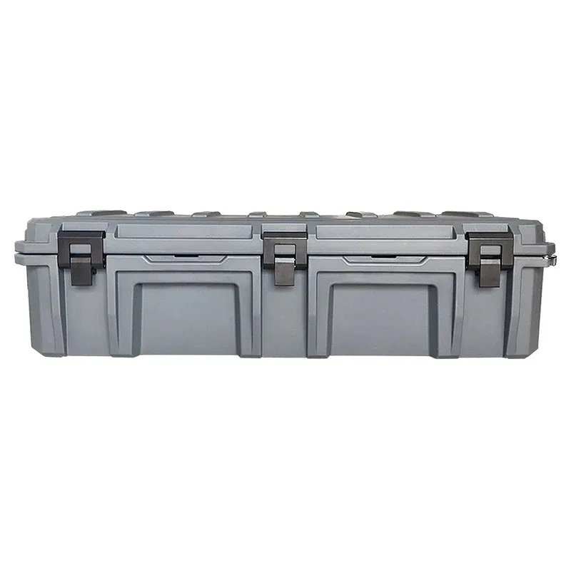 110L Large Size Heavy Duty Structural Strength Rotomolded PE Transport Box For Tools Storage Tool Box