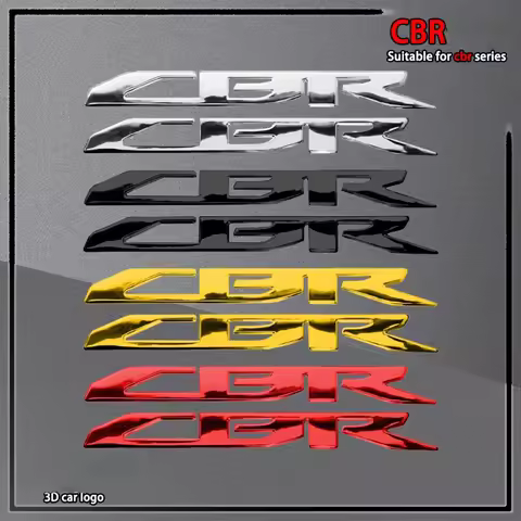 Motorcycle Stickers 3D Emblem Badge Decal Raised Tank Logo For Honda CBR 125R 250R 250RR 500R 650R 650F 600RR 1000RR Accessories
