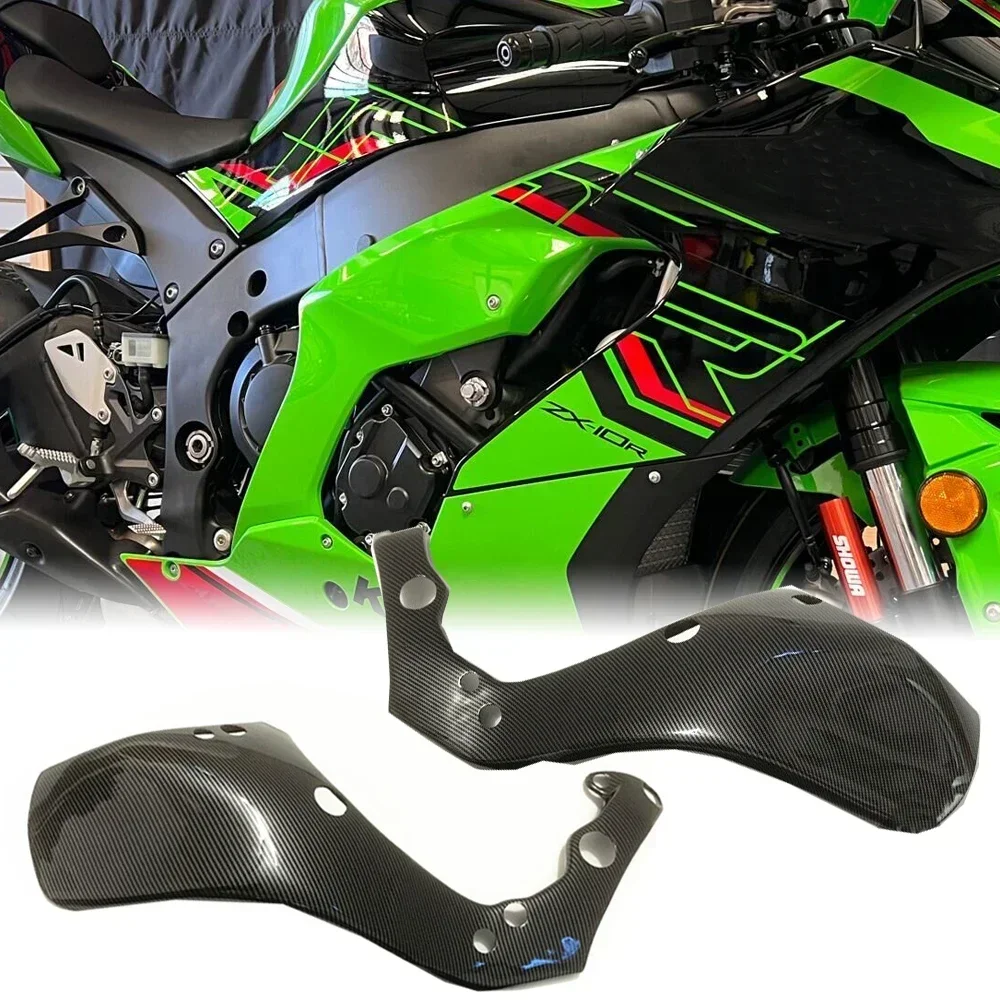 Motorcycle Frame Cover Side Panel Protector Guard Fairing For Kawasaki ZX10R ZX-10R 2011-2020 2021 2022 2023 ZX 10R Parts Carbon