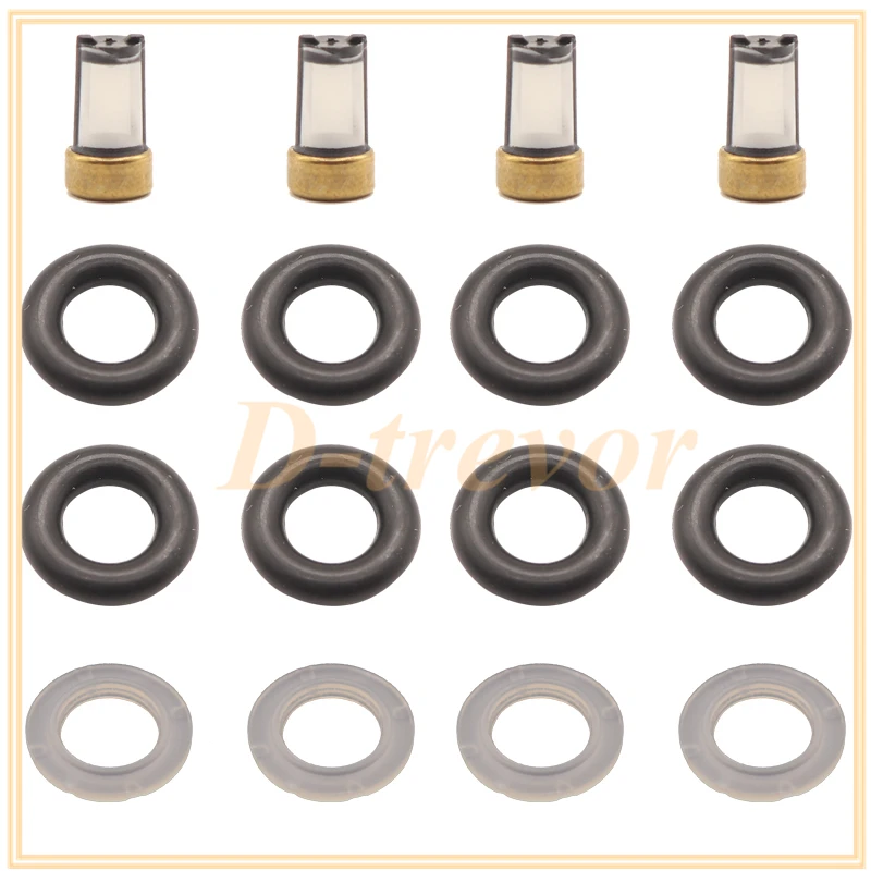 Zestaw uszczelek wtryskiwacza paliwa O-Ring Uszczelki Filtry do Hafei Lobo Zana 0280156172