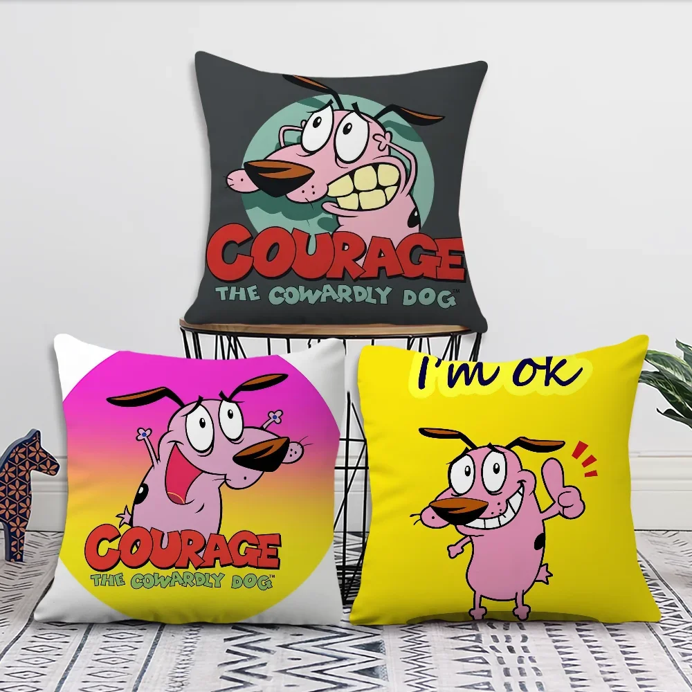

Мультфильм C-C-ourage The C-Cowardly Dog украшение комнаты домашний диван гостиная офис автомобиль скандинавская простота наволочка