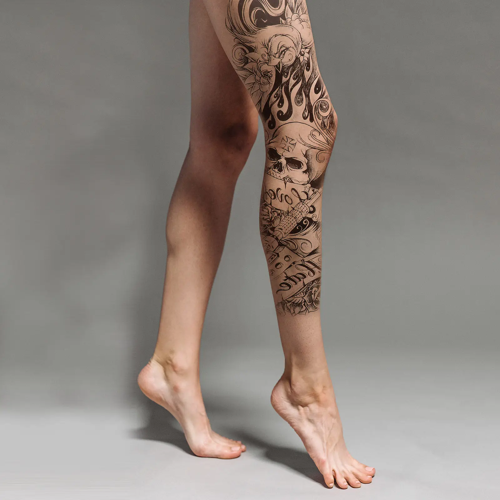 

7 Pcs Stickers for Adults Tattooing Arm Temporary Tattoos Decals Beautiful Body