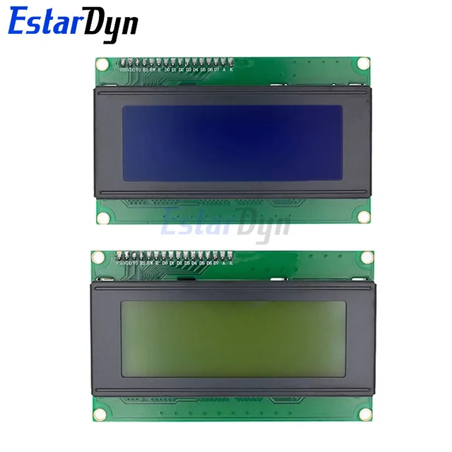LCD2004 LCD2004 20x4 2004A Niebiesko-zielony ekran LCD z modułem adaptera interfejsu szeregowego IIC do