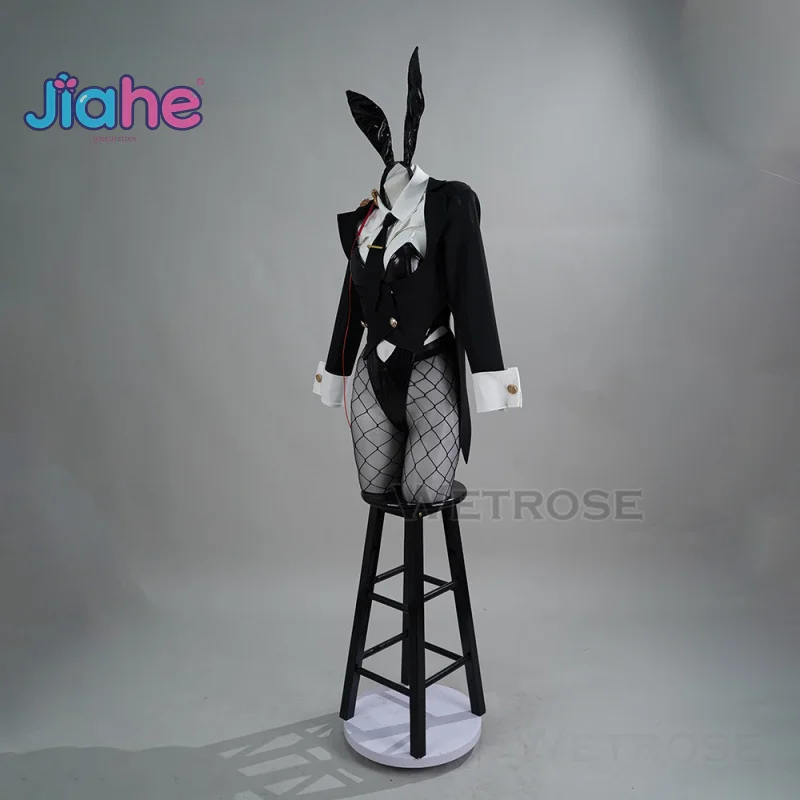 إد تأثيري حلي لعبة آلهة النصر NIKKE المرأة مثير بذلة موحدة أغطية الرأس التعادل الجوارب هالوين جاسوس الأرنب فتاة مجموعة