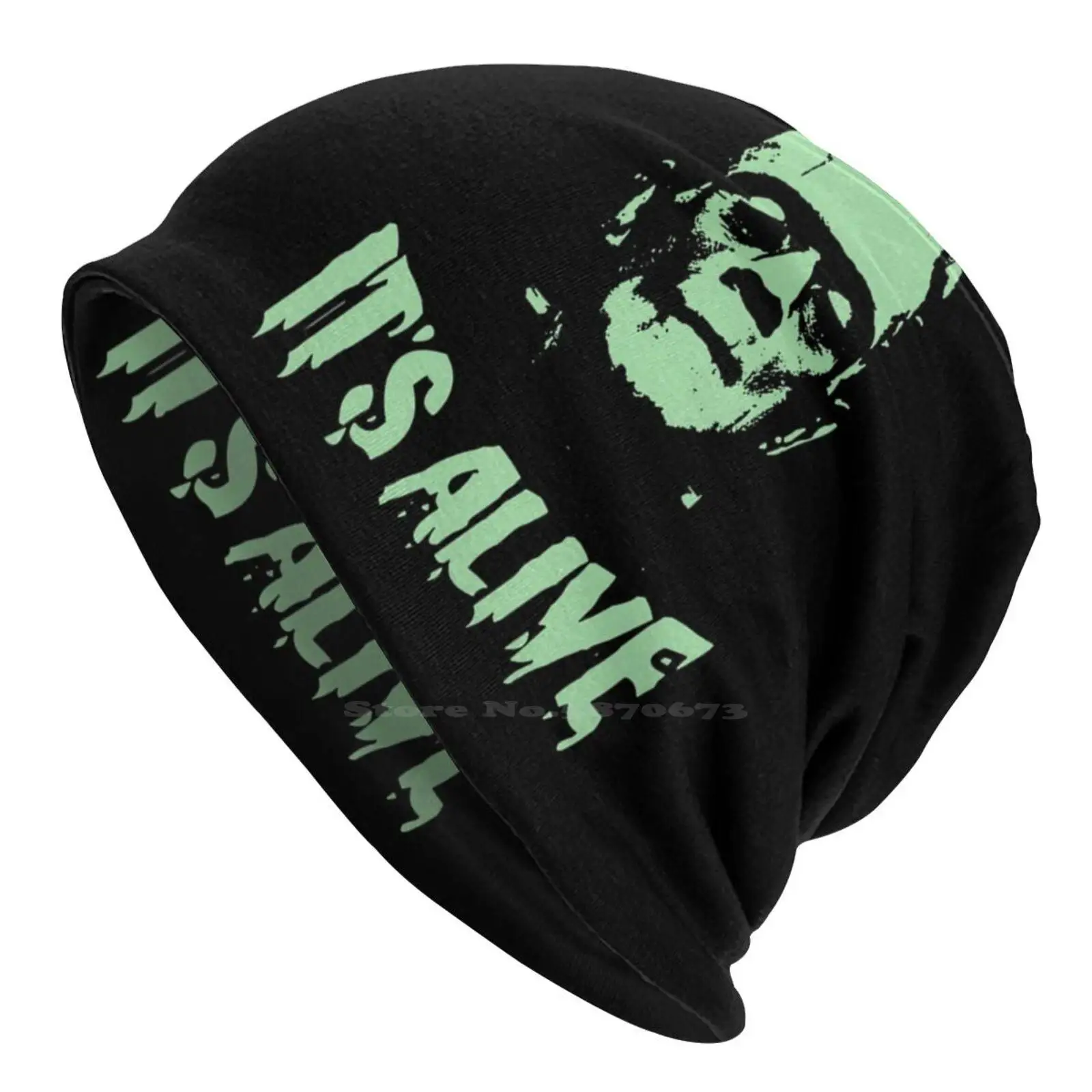 Frankenstein Knitted Hat Warm Beanie Outdoor Caps Creature Feature Monster Horror Its Alive Rob Zombie Punk Monsters Pop Art