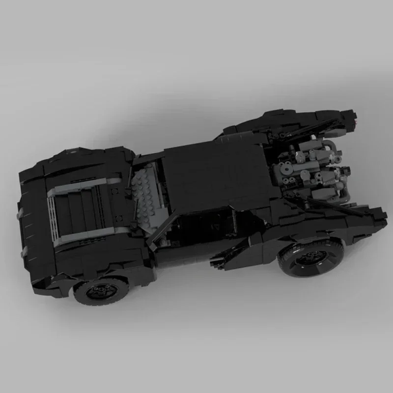 Moc Bouwstenen Beroemde Film Model UCS Bat Supercar 2022 Technologie Modulaire Blokken Geschenken Kerst Speelgoed DIY Sets Montage