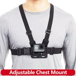 Adjustable Chest Mount Harness Strap For GoPro Hero 13 12 11 10 9 SJCAM SJ4000 AKASO insta360 DJI Osmo Action Camera Accessories