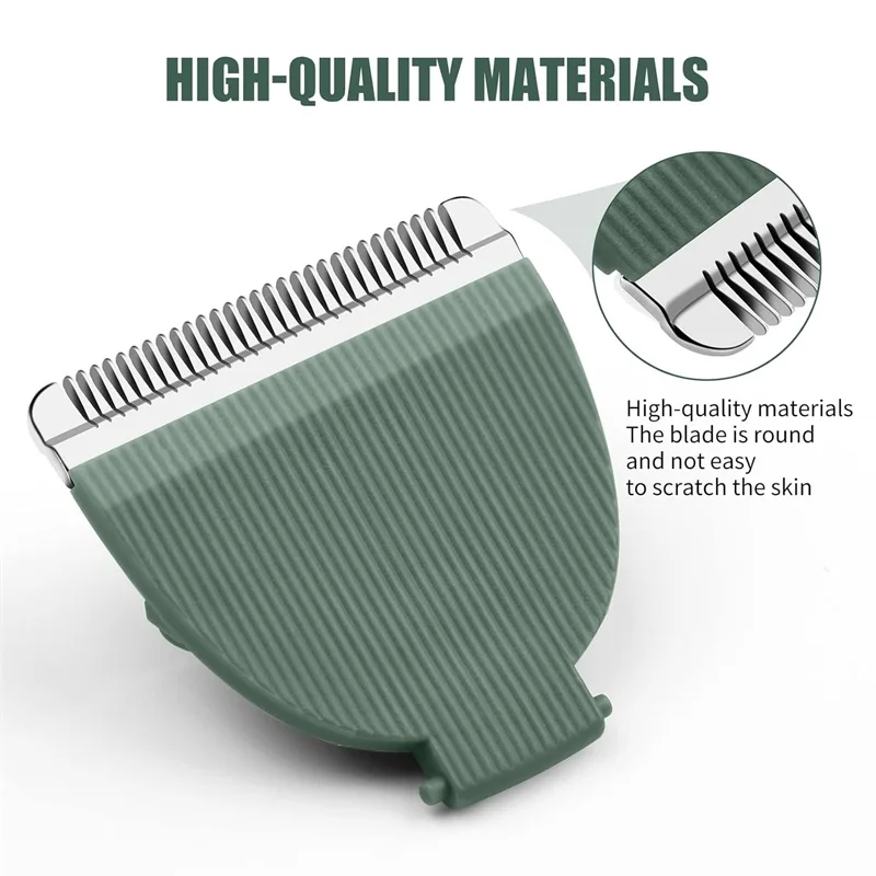 Body Hair Trimmer Shaver for Men Pubic Replaceable Ceramic Blade Waterproof Clippe Ball Trimmer for Groin Replacement Blades