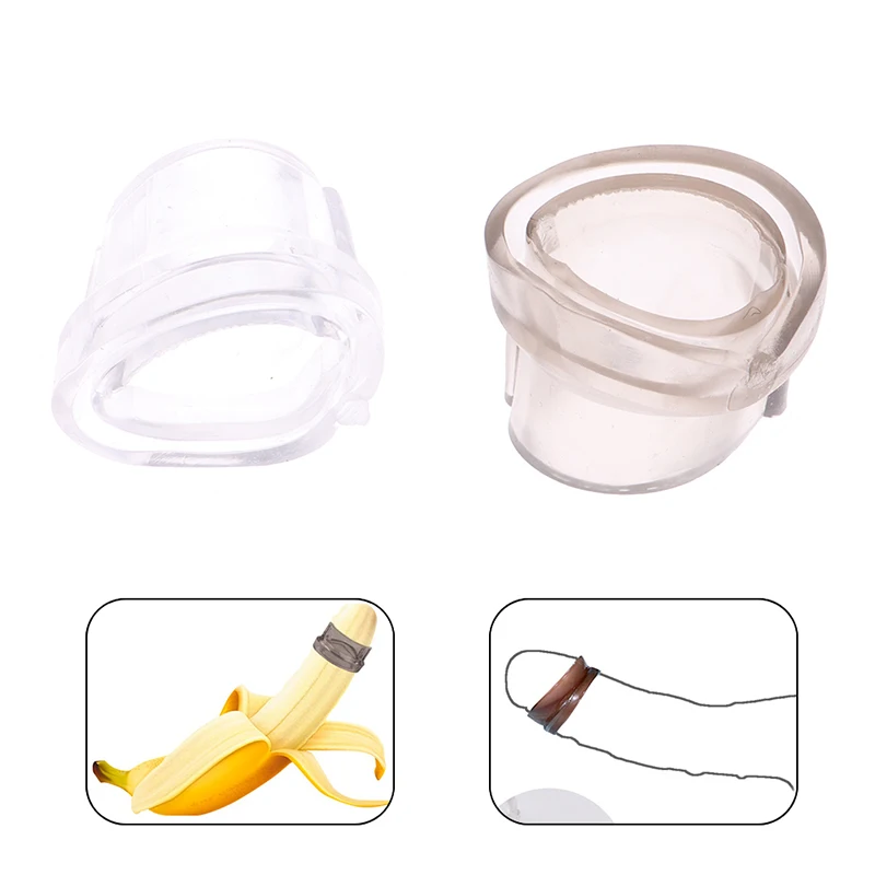 1Pc Silicone Foreskin Correction Cock Ring Semen Lock Ring Kit For Phimosis, Penis Massage Glans Delay Ejaculation Sex Toys