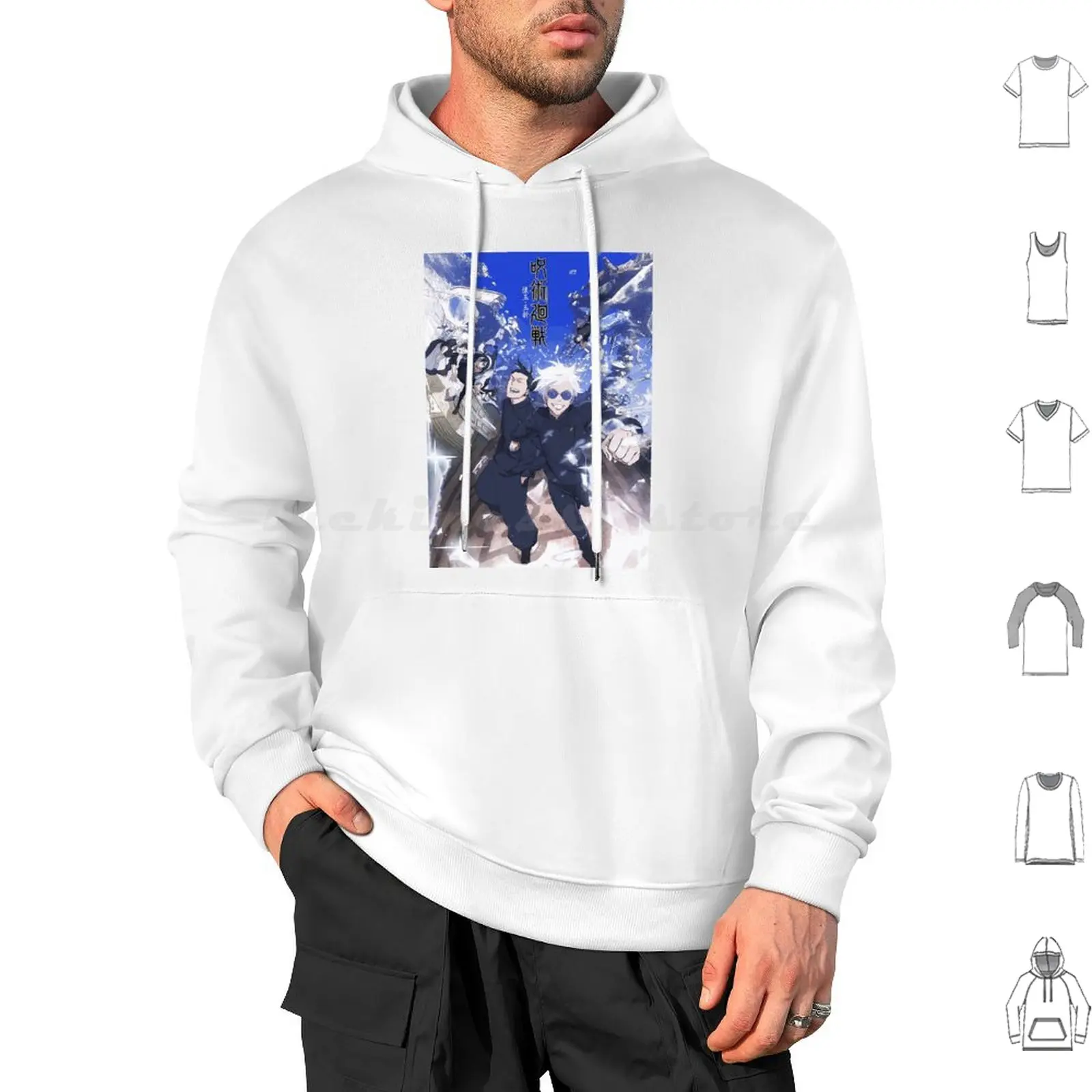 Season 2 Hoodie cotton Long Sleeve Jujutsu Kaisen Anime Gojo Manga Sukuna Jujutsu Satoru Jjk Satoru Gojo Nobara Megumi