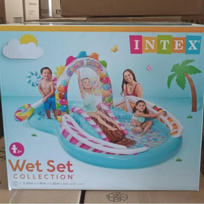 Juguetes inflables de verano, piscina de juegos para niños, baño de bebé, piscina de bolas oceánica, tobogán, rociador de agua, piscina inflable al aire libre