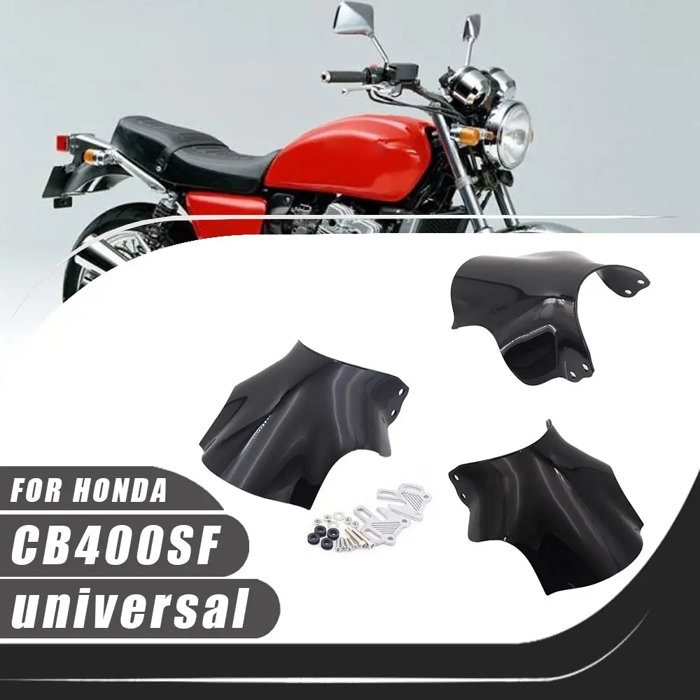 

For Honda Hornet CB400 CB600 CB750 CB900 CB919 CB250 CB400SF Motorcycle Windshield Windscreen Wind Deflectors